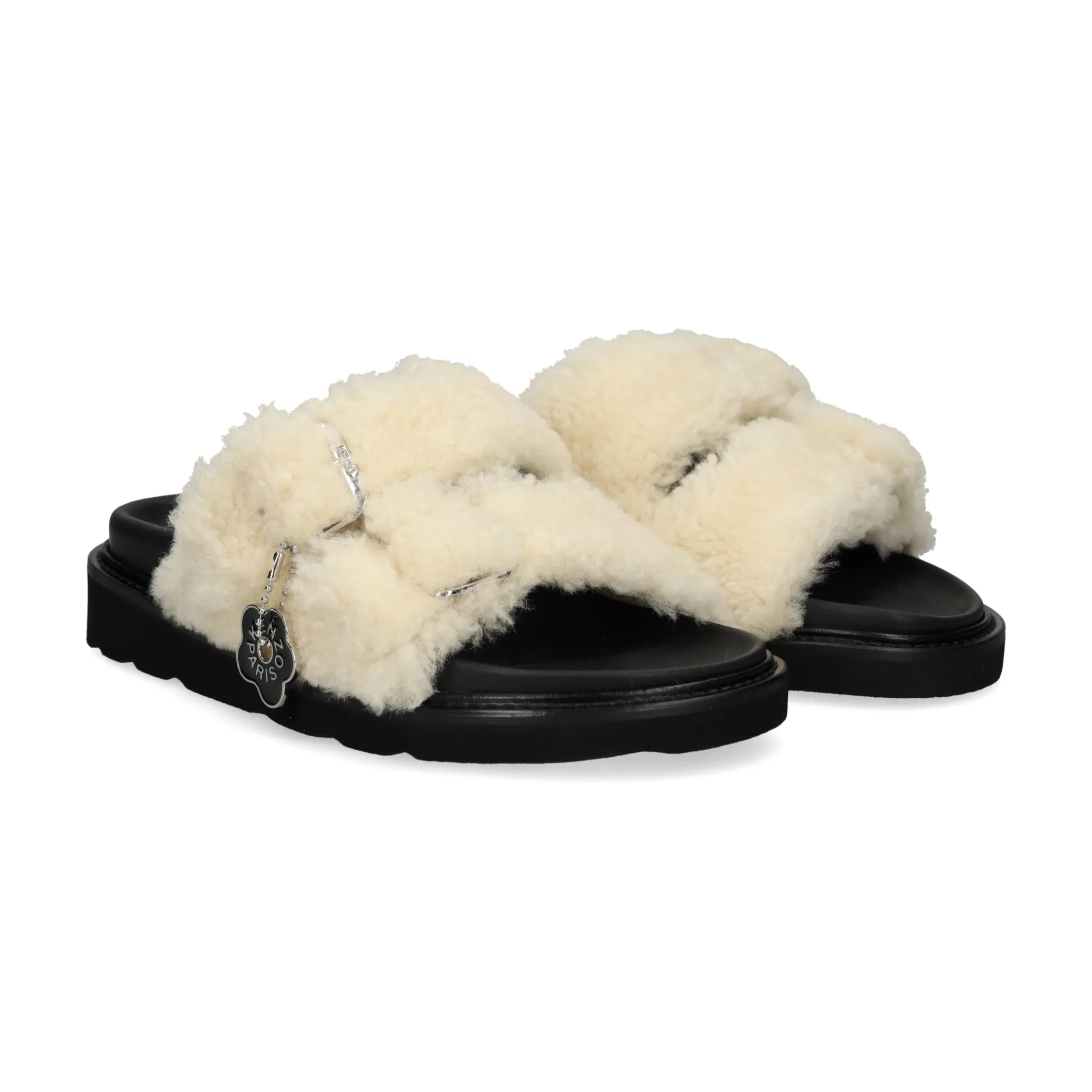 KENZO Sandalias planas de Mujer FE62MU041L63 03 ECRU