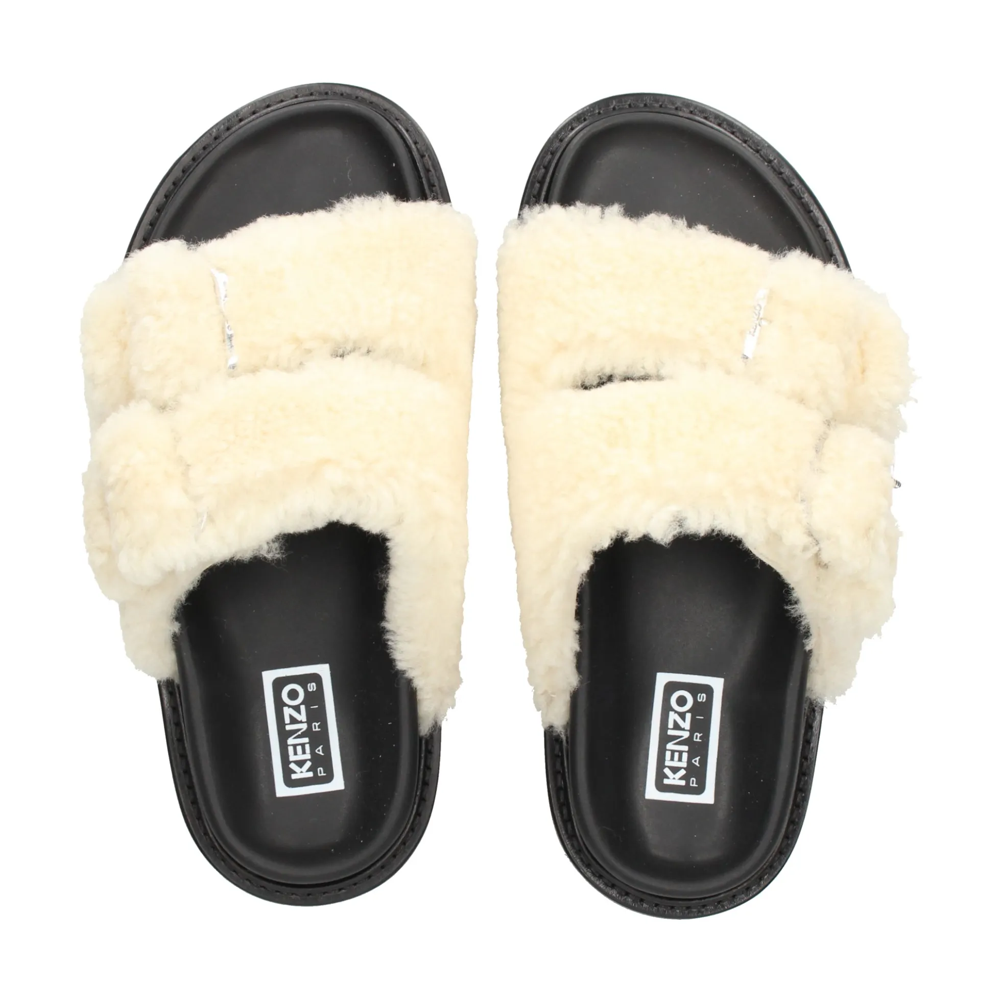 KENZO Sandalias planas de Mujer FE62MU041L63 03 ECRU