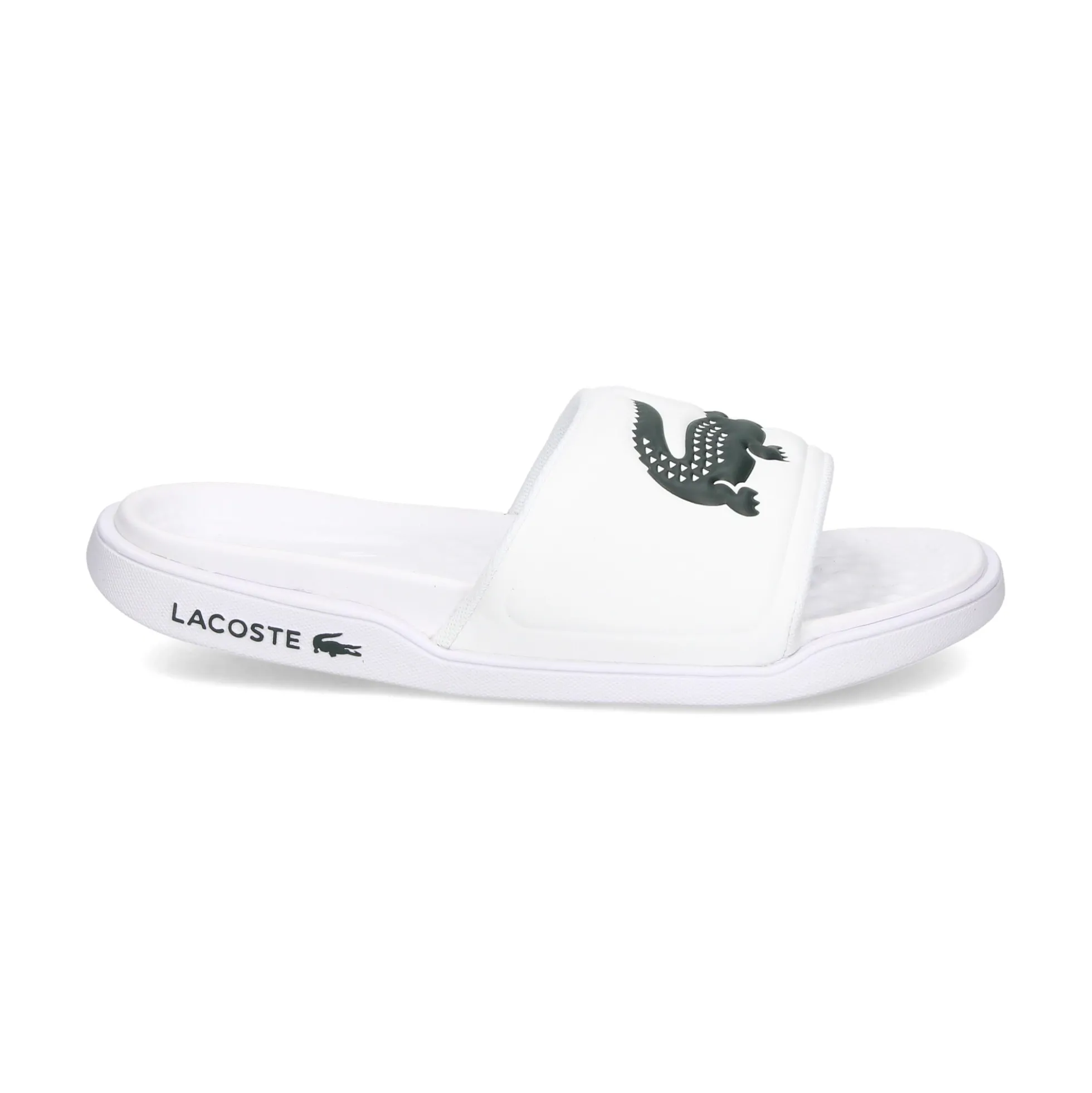 LACOSTE Sandalias planas de Mujer 43CFA0040 1R5 WHT/DK GRN