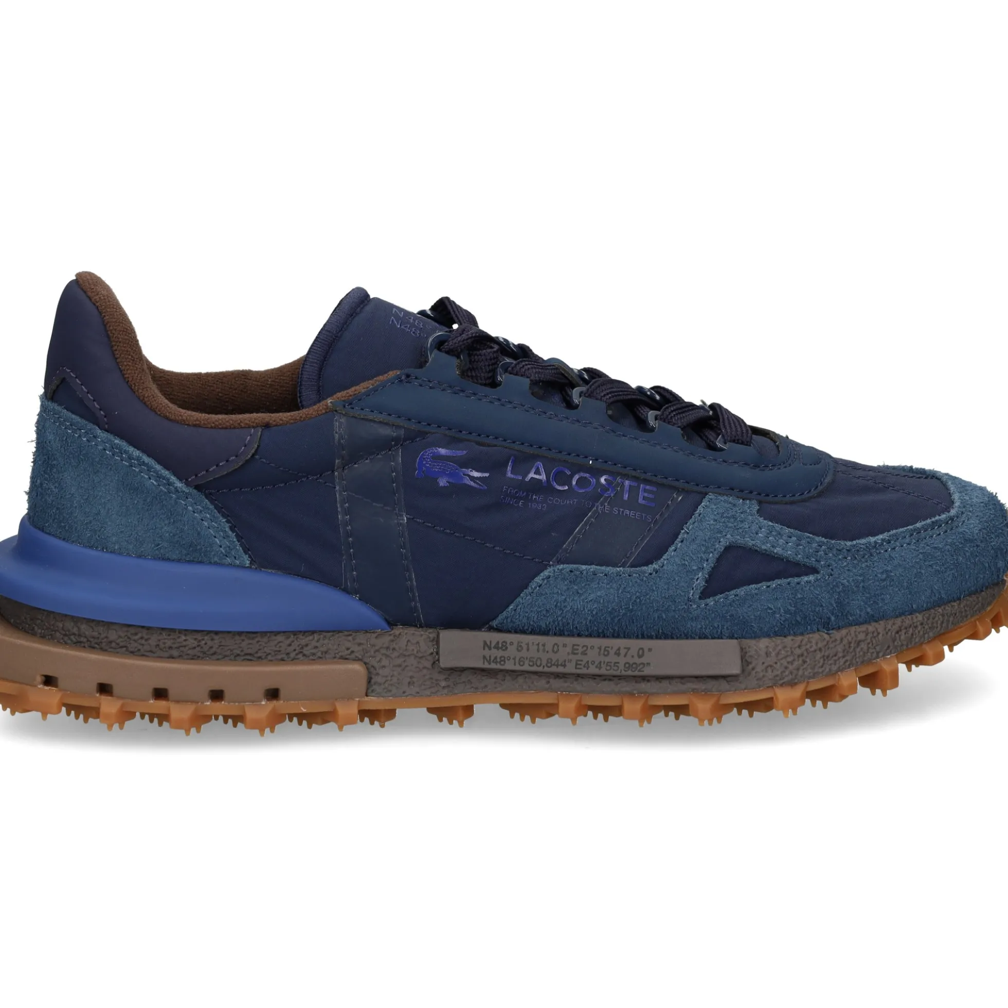 LACOSTE Zapatillas de Hombre 50SMA0081 2Q8 NVY/BRW