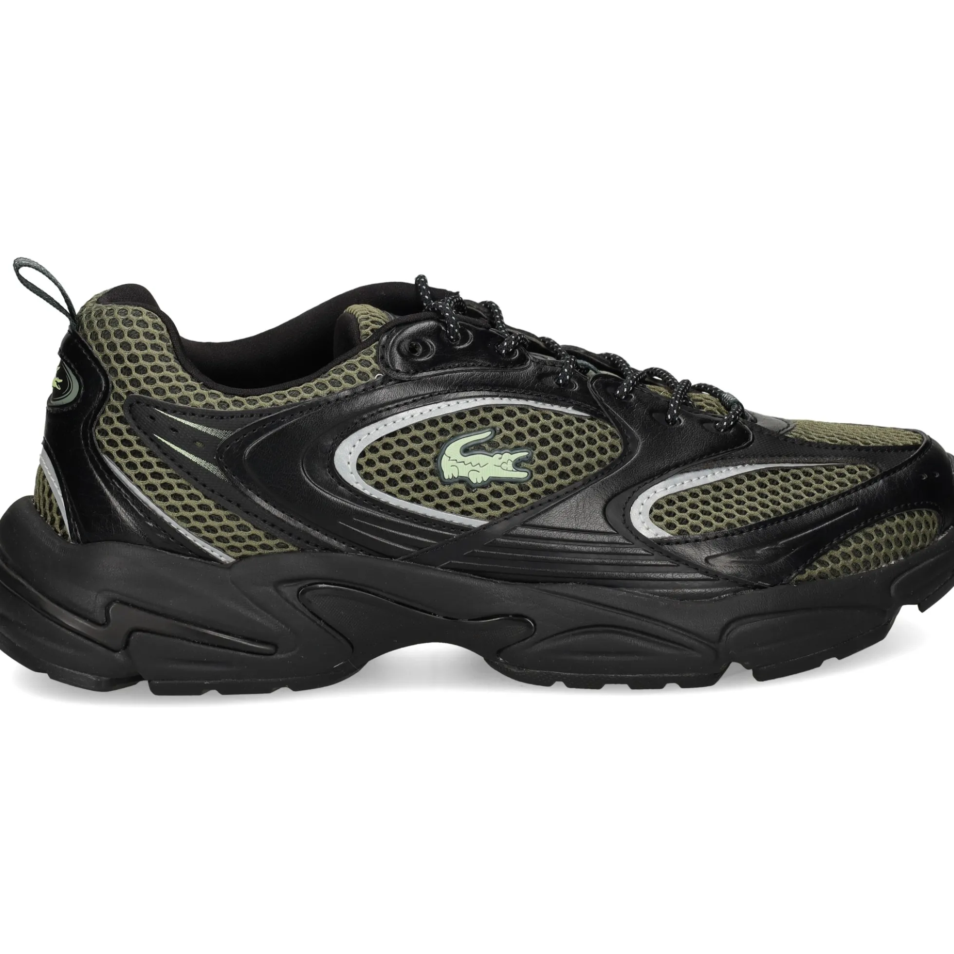 LACOSTE Zapatillas de Hombre 50SMA0170 2J9 BLK/LT GRN