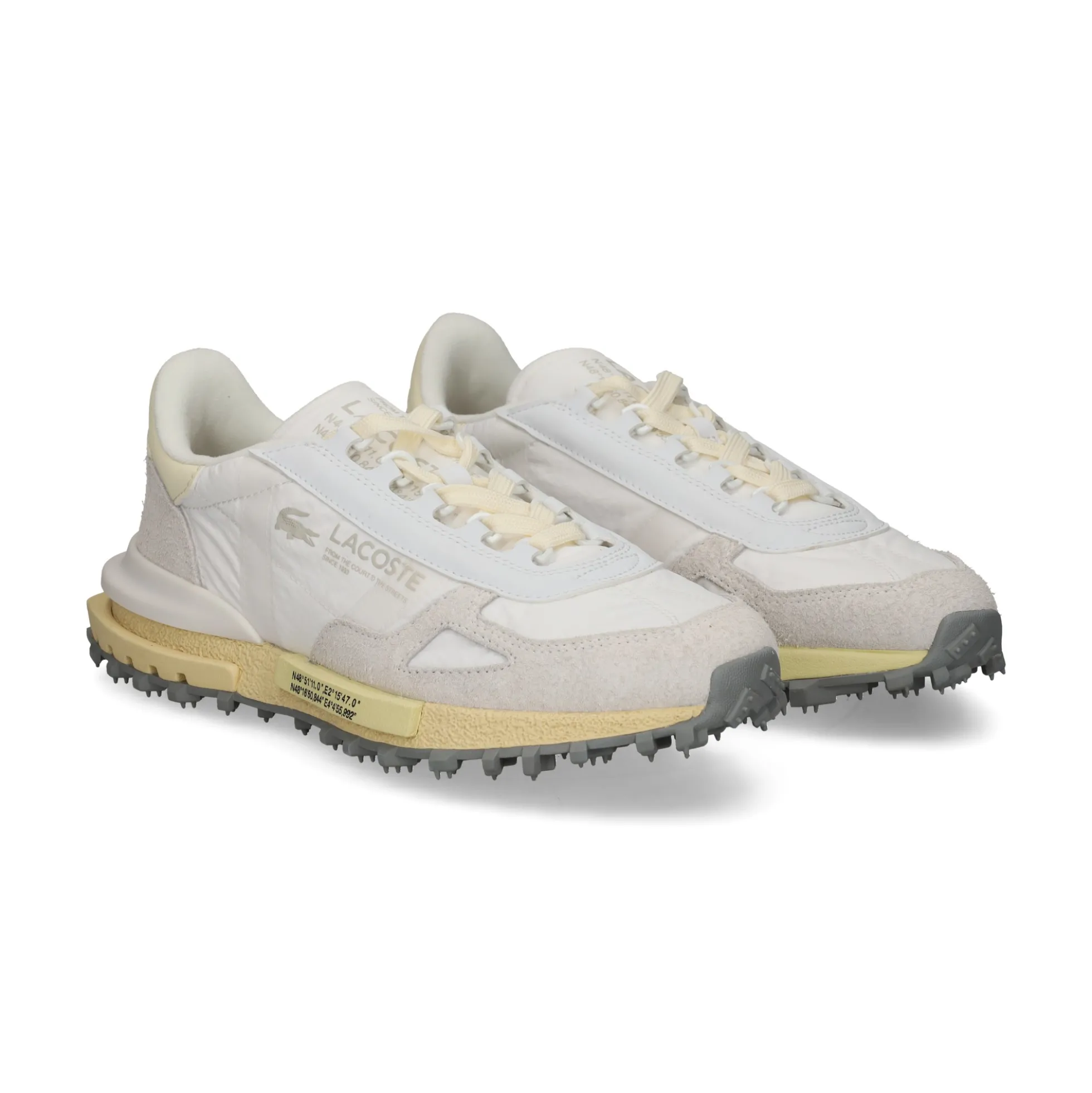 LACOSTE Zapatillas de Hombre 50SMA0078 2H8 WHT/LT YLW