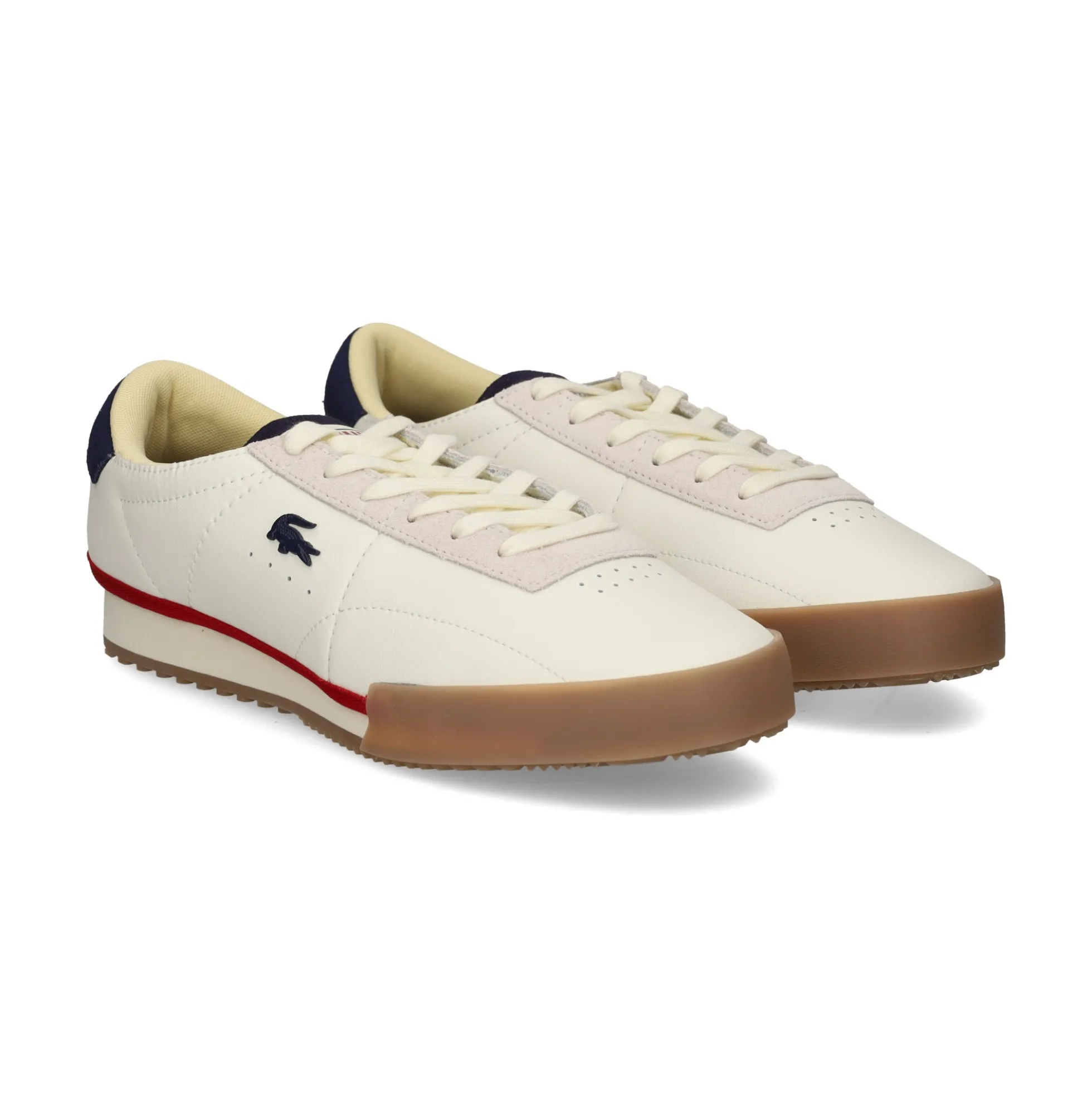 LACOSTE Zapatillas de Hombre 50SMA0161 407 WHT/NVY/RED