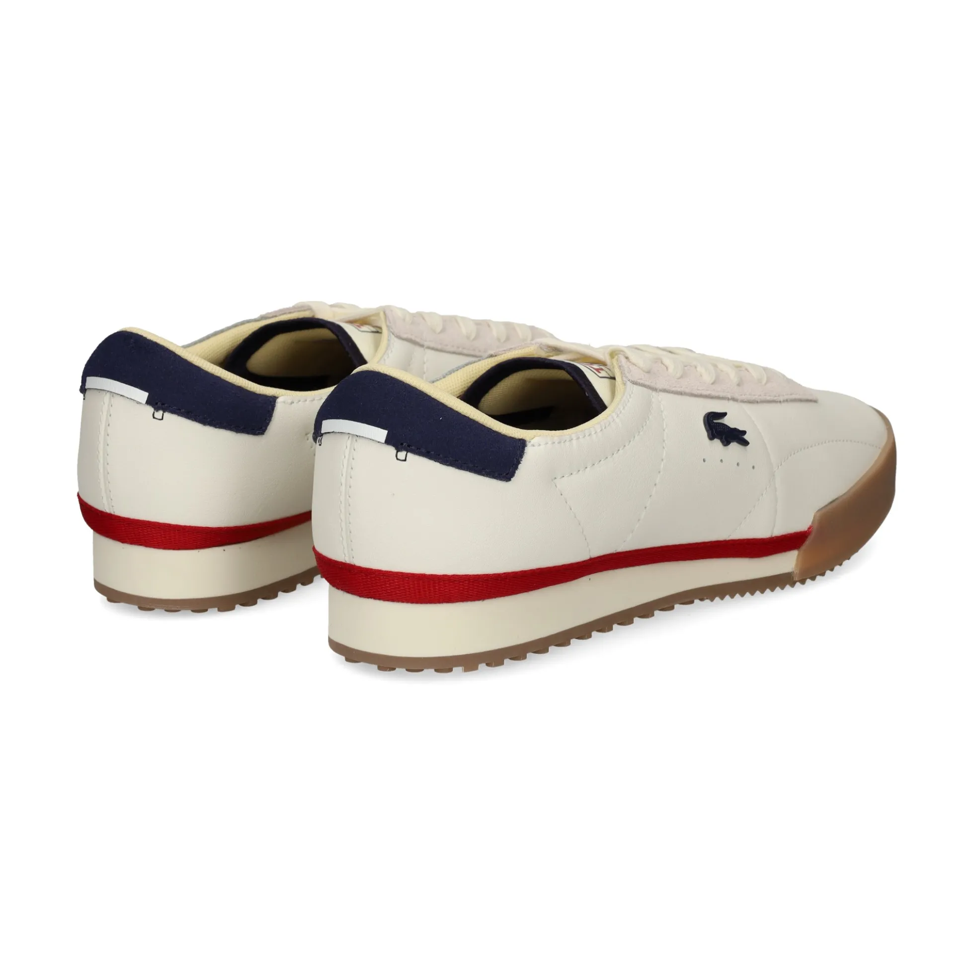 LACOSTE Zapatillas de Hombre 50SMA0161 407 WHT/NVY/RED