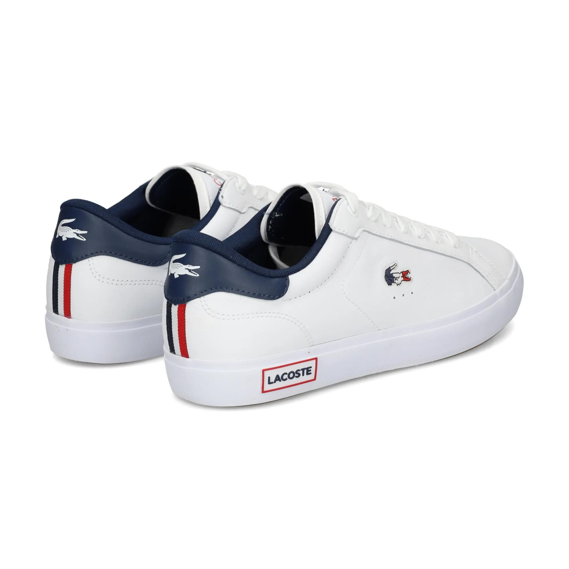 LACOSTE Zapatillas de Hombre 43SMA0034 407 WHT/NVY/RED