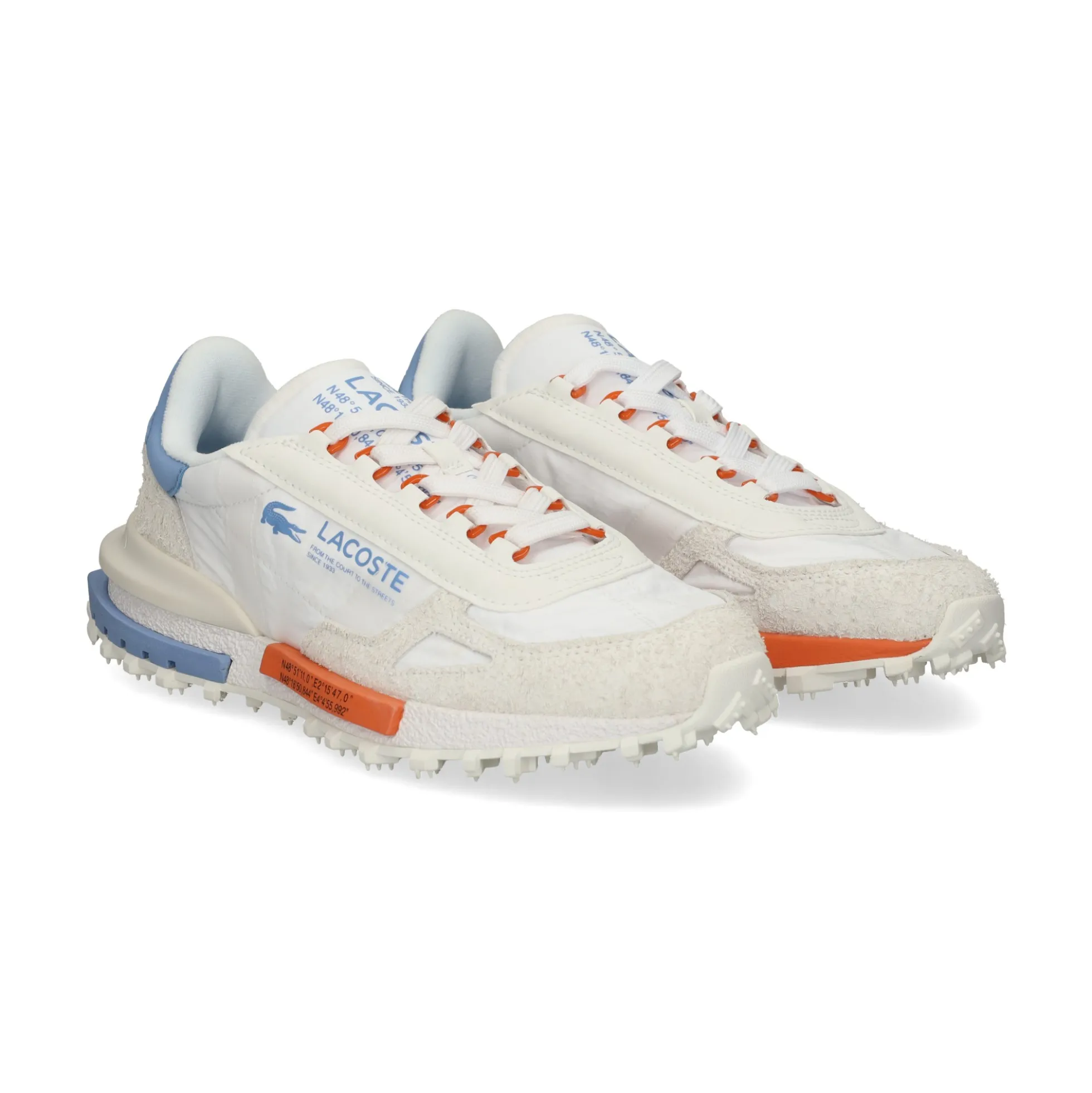 LACOSTE Zapatillas de Hombre 51SMA0042 1T3 WHT/LT BLU