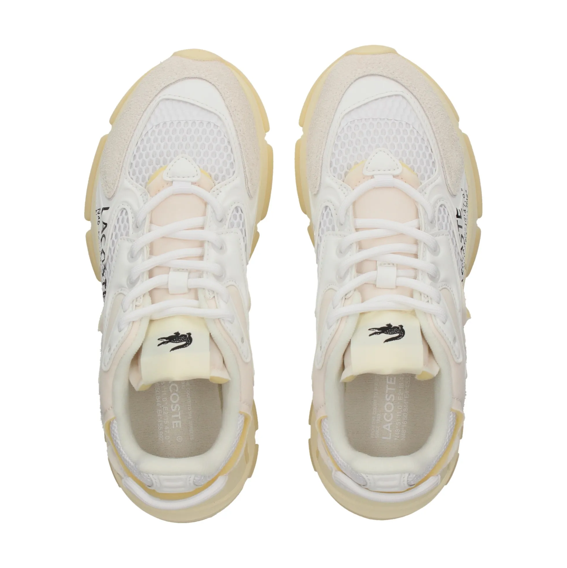 LACOSTE Zapatillas de Mujer 48SFA0081 2H8 WHT/LT YLW