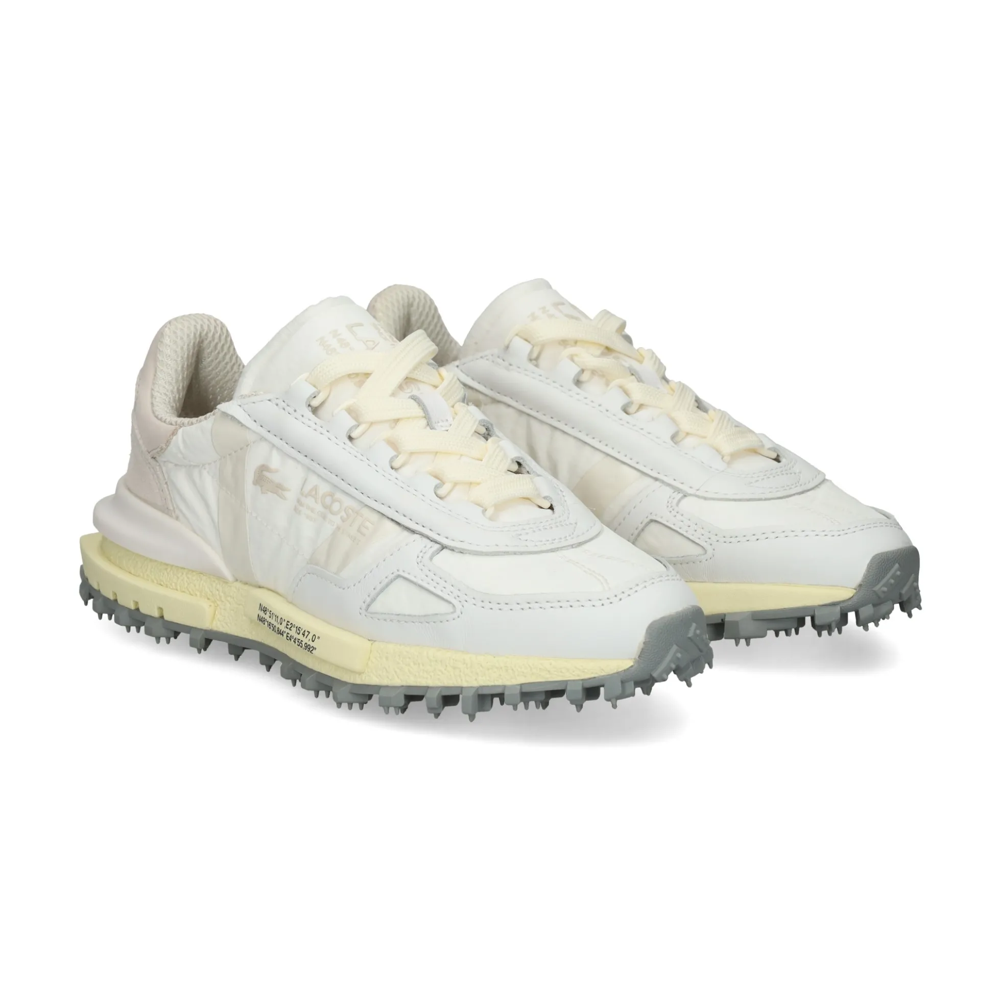 LACOSTE Zapatillas de Mujer 48SFA0075 2H8 WHT/LT YLW