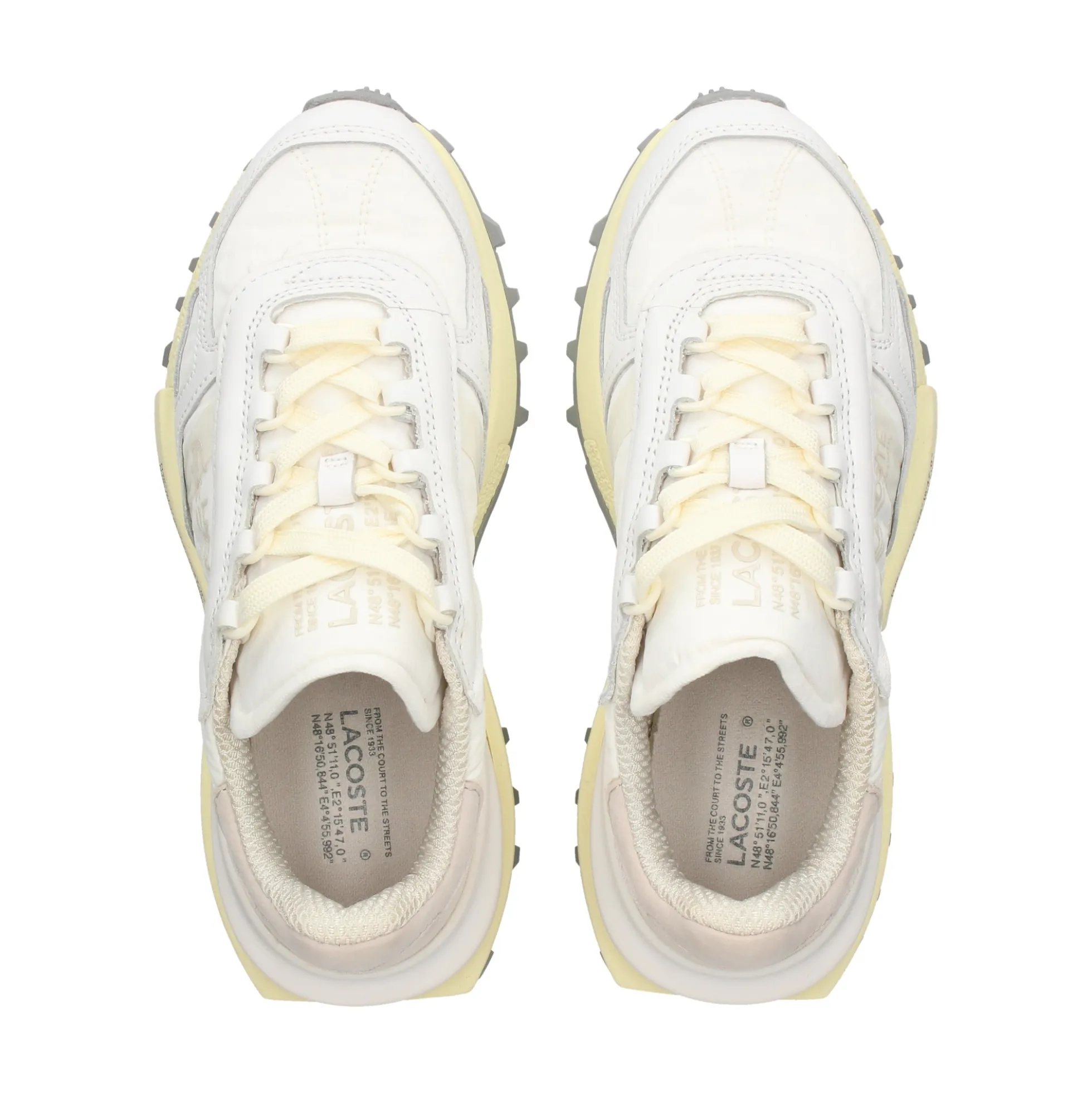 LACOSTE Zapatillas de Mujer 48SFA0075 2H8 WHT/LT YLW