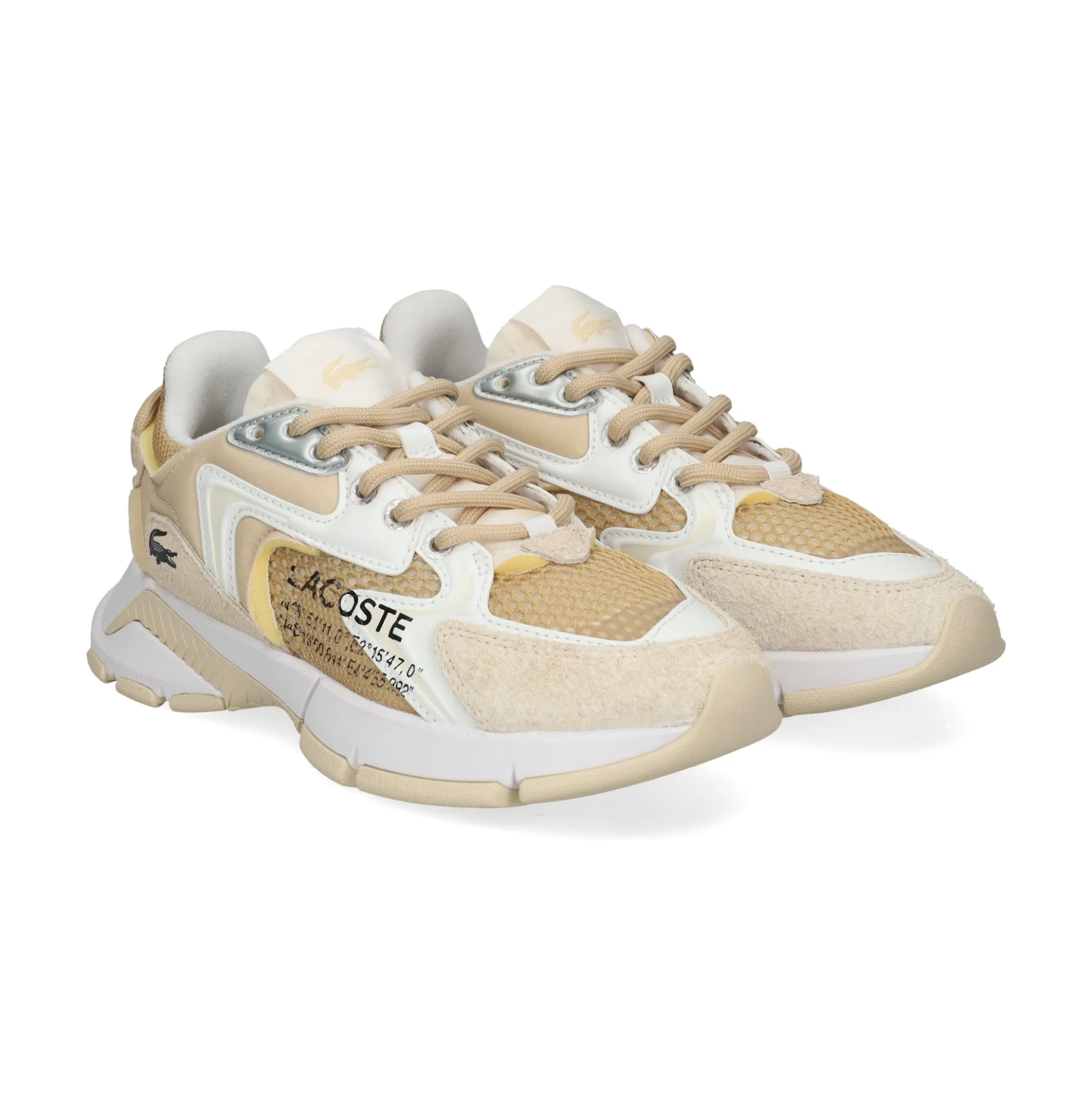 LACOSTE Zapatillas de Mujer 47SFA0093 LT3 TAN/WHT