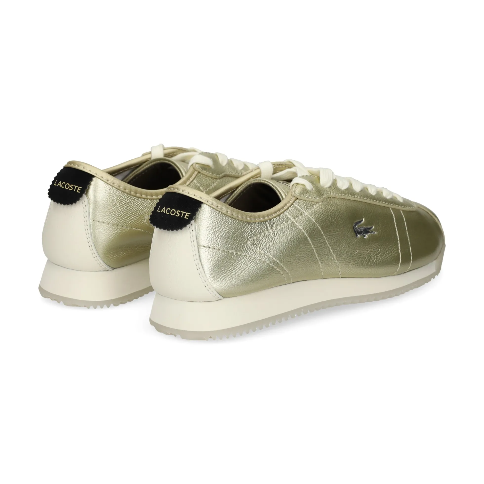 LACOSTE Zapatillas de Mujer 51SFA0137 AAN GLD/OFF WHT