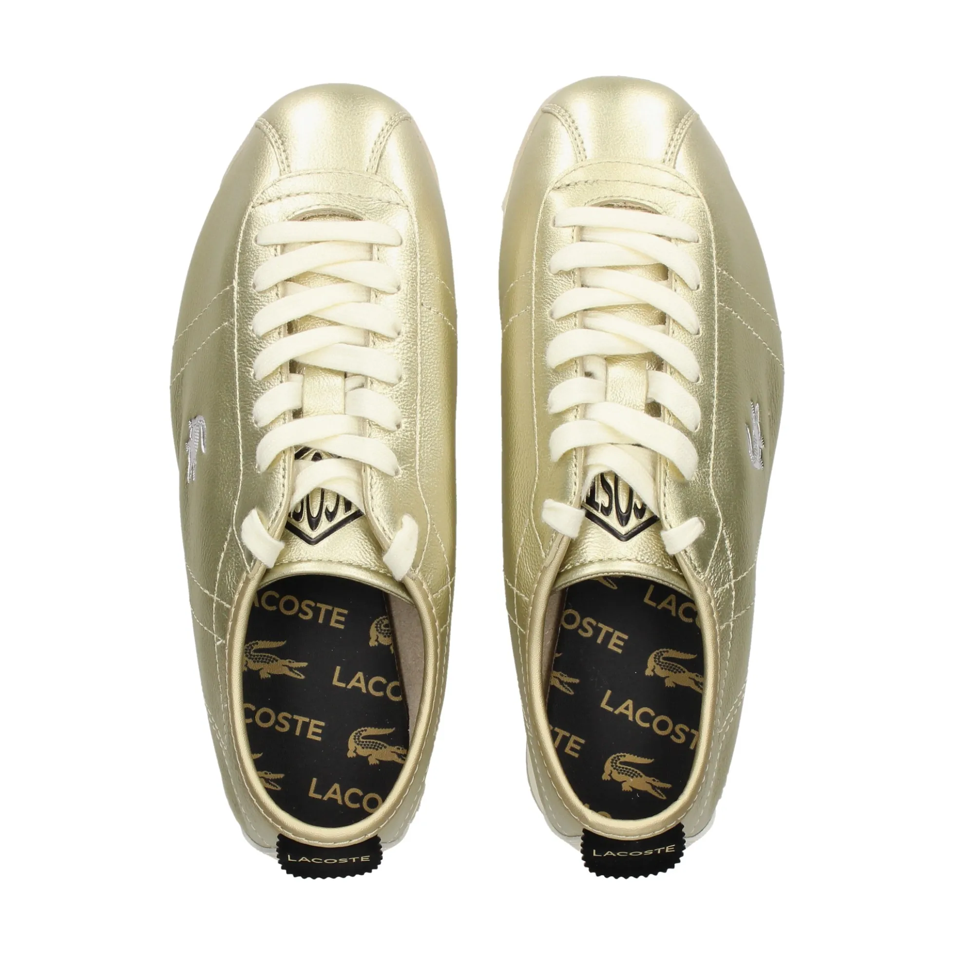 LACOSTE Zapatillas de Mujer 51SFA0137 AAN GLD/OFF WHT
