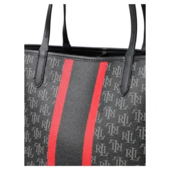 LAUREN RALPH LAUREN Bolsos COLLINS 36 TOTE LARGE 001 BLACK/STRPE