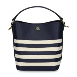 LAUREN RALPH LAUREN Bolsos REESE SM BKT 003 NAVY/WHITE