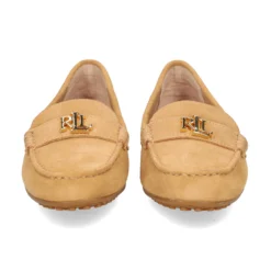 LAUREN RALPH LAUREN Mocasines de Mujer BARNSBURY FLATS DRIVER 001 CAMEL