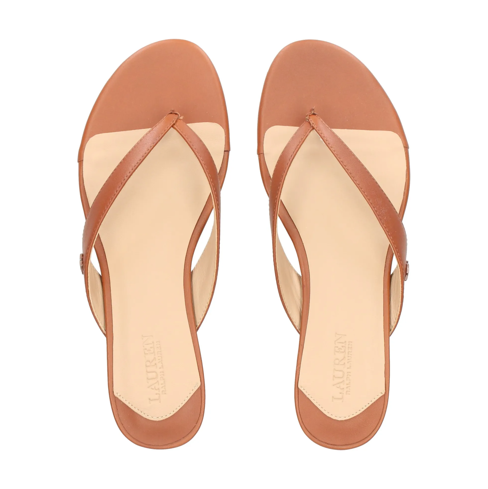 LAUREN RALPH LAUREN Sandalias con tacón de Mujer FRANCESA-SANDALS 002 TAN