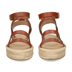 LAUREN RALPH LAUREN Sandalias con plataforma de Mujer POLLY GLDTR 001 TAN