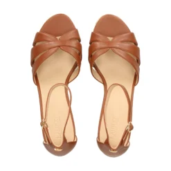 LAUREN RALPH LAUREN Sandalias cuña de Mujer NELLIE-ESPADRILLES 002 TAN