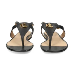 LAUREN RALPH LAUREN Sandalias planas de Mujer EVERLEY 001 NEGRO