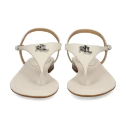 LAUREN RALPH LAUREN Sandalias planas de Mujer ELLINGTON 002 SOFT WHITE