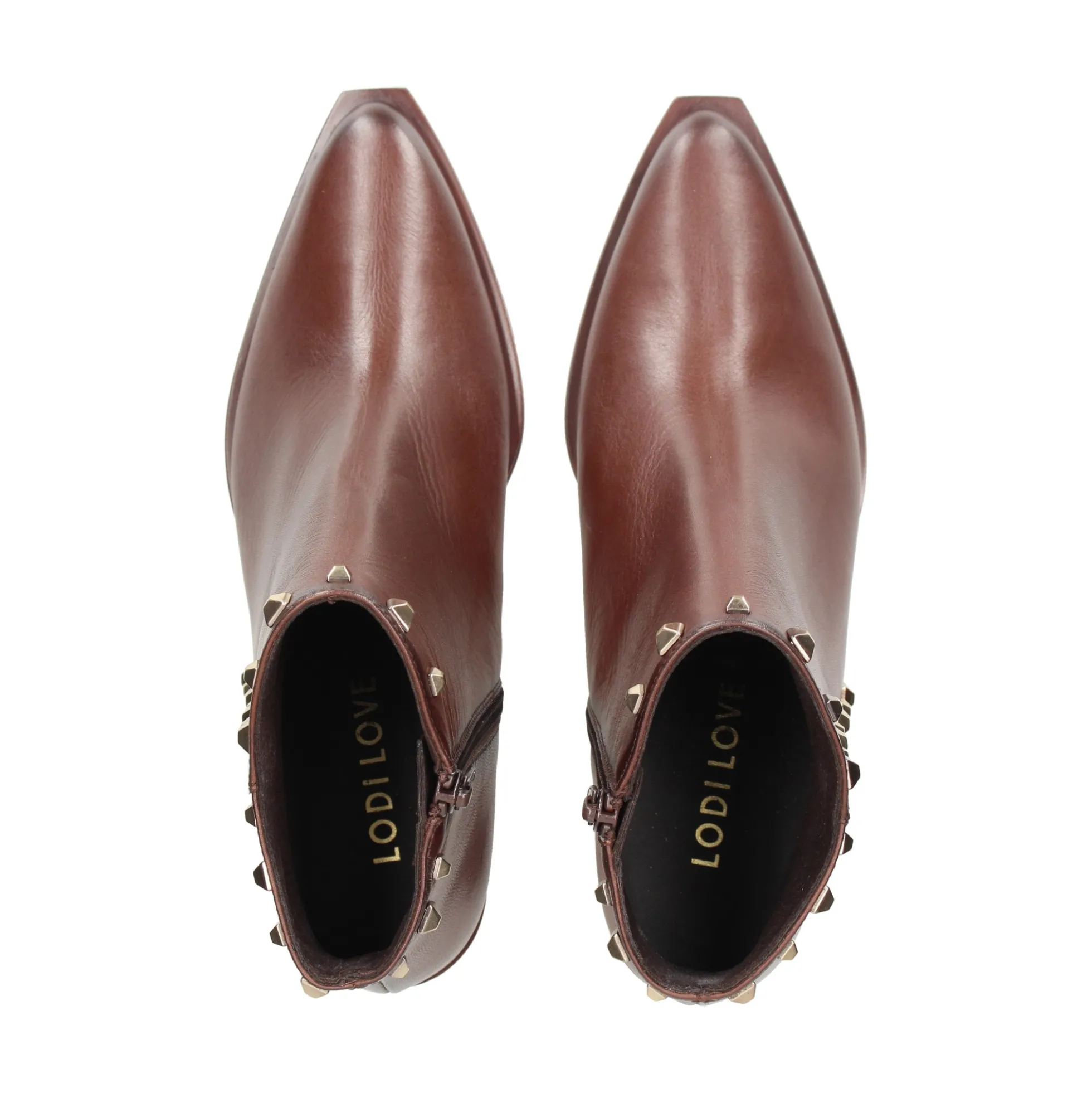 LODI Botines con tacón de Mujer KOO5014 CAOBA
