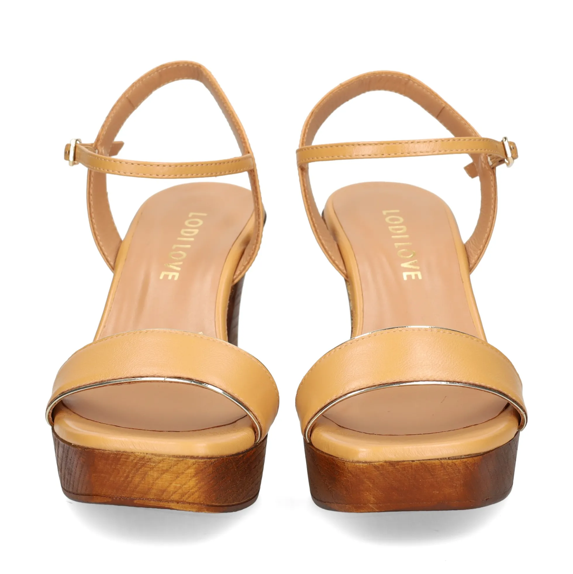LODI Sandalias con plataforma de Mujer GIN4513 VEGAS CAMEL