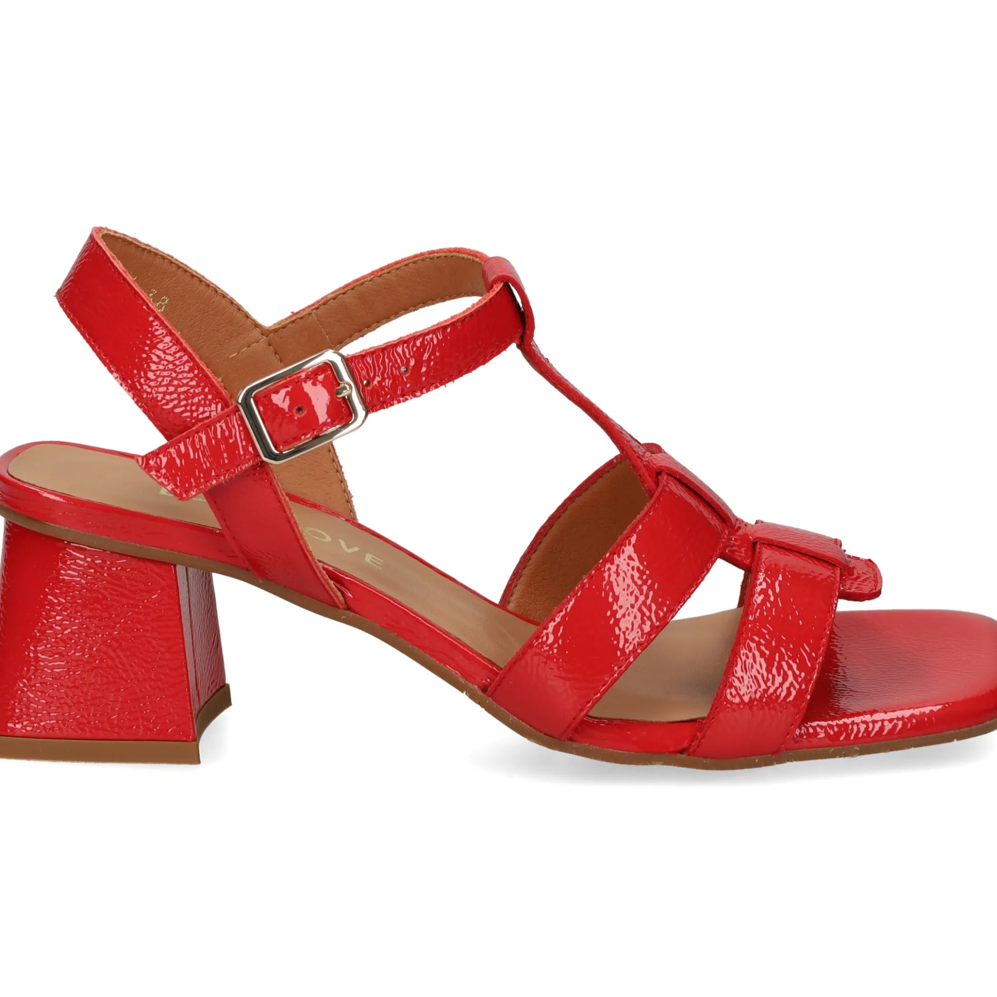 LODI Sandalias con tacón de Mujer MIL5214-GO SCARLET