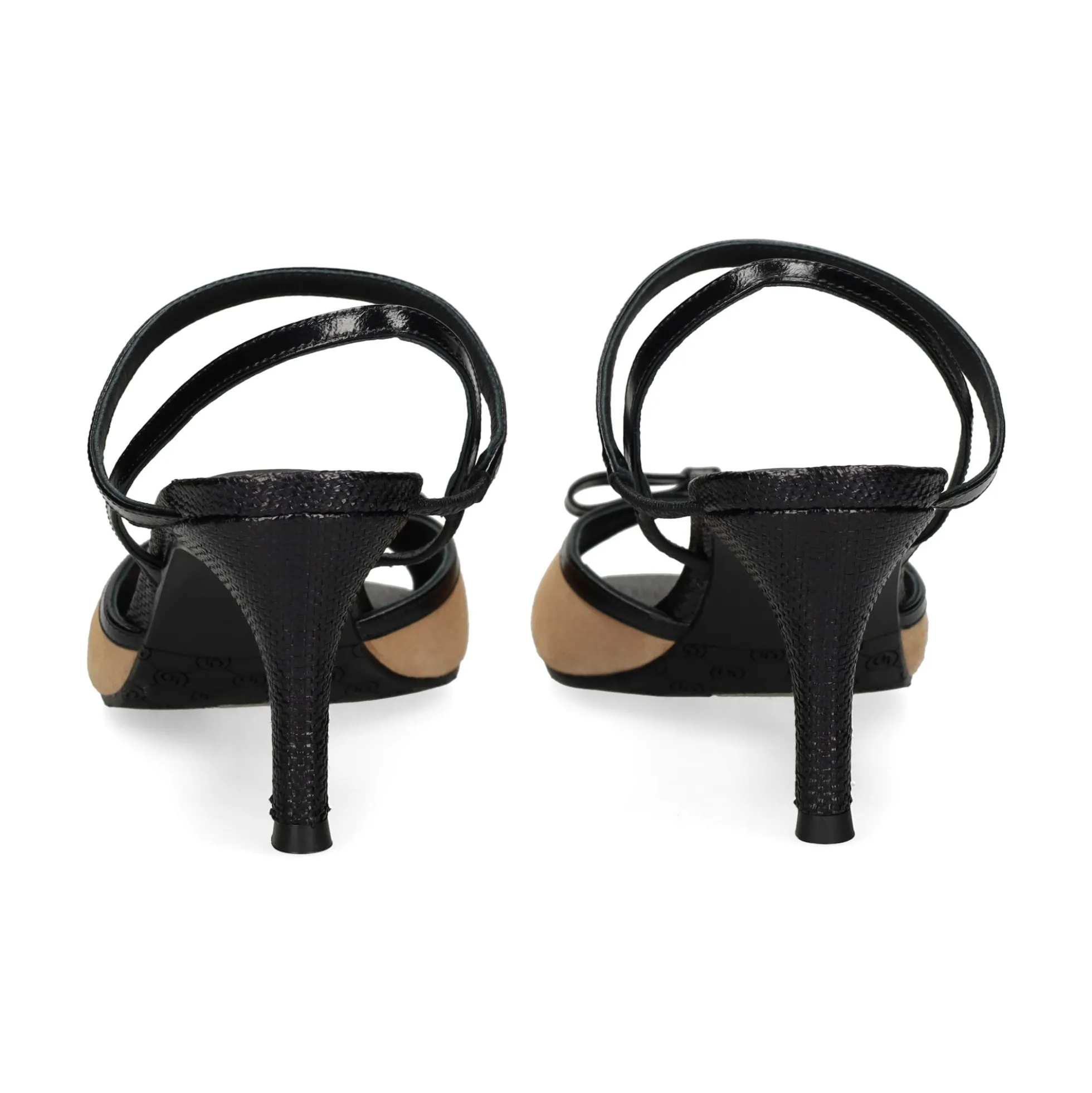 LODI Sandalias con tacón de Mujer LUANES NEGRO/ARENA