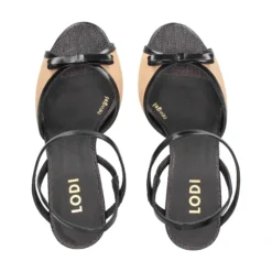 LODI Sandalias con tacón de Mujer LUANES NEGRO/ARENA