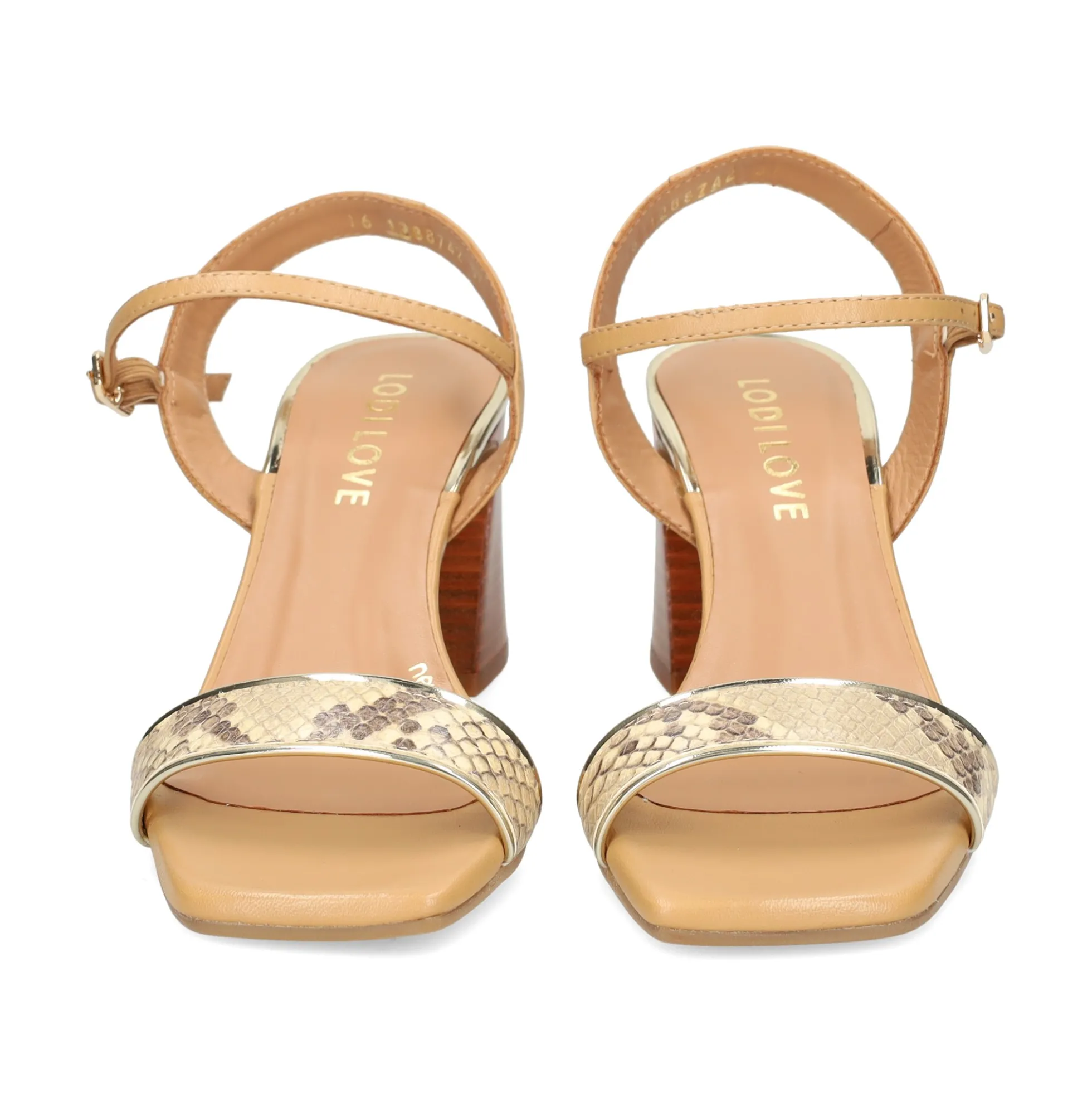 LODI Sandalias con tacón de Mujer BOT4436-SR REFLEJO CAVA