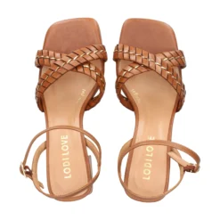 LODI Sandalias con tacón de Mujer MIL4377-SU CUERO C-6056