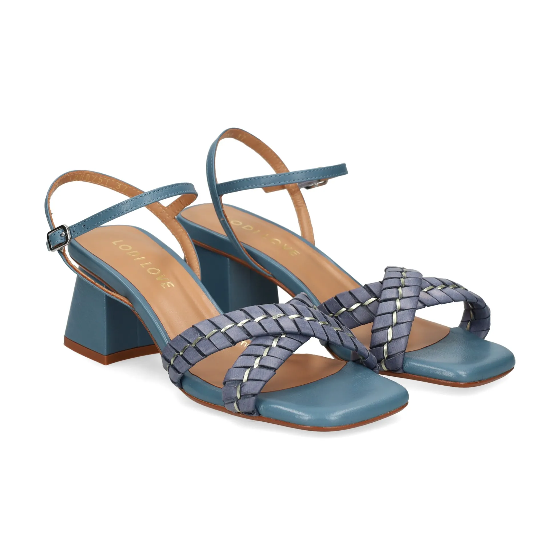 LODI Sandalias con tacón de Mujer MIL4377 JEANS