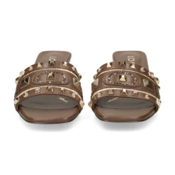 LODI Sandalias con tacón de Mujer A-ANTILA C1 TESTA/NATURA