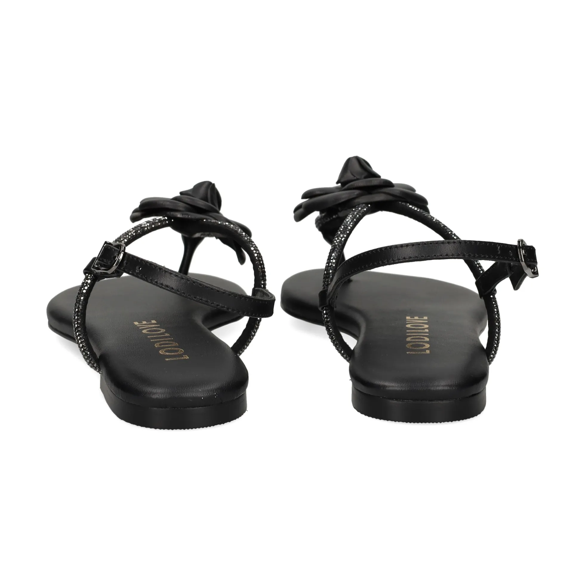 LODI Sandalias planas de Mujer BR5500 C1 NEGRO
