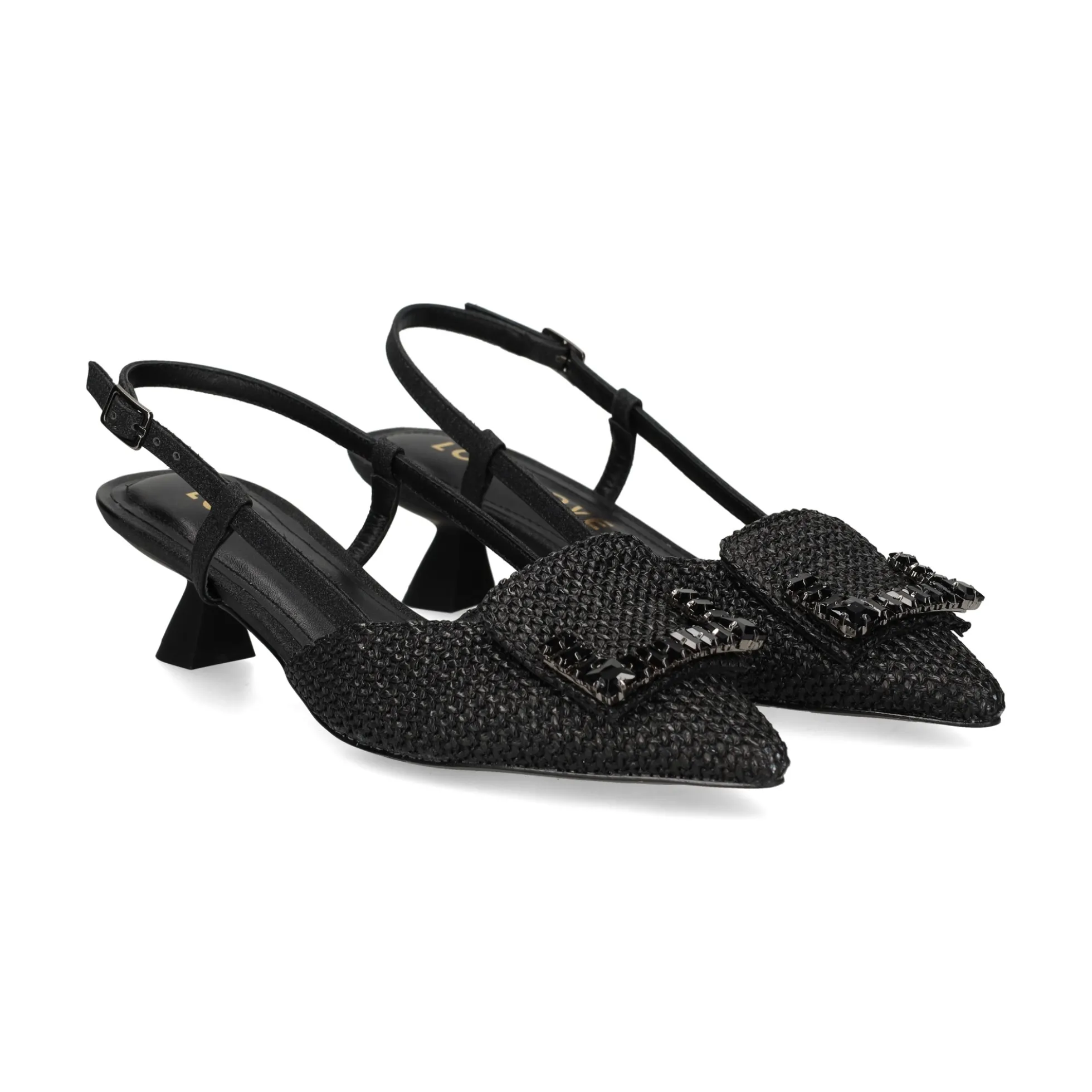 LODI Zapatos de tacón bajo DA5502 C1 NEGRO