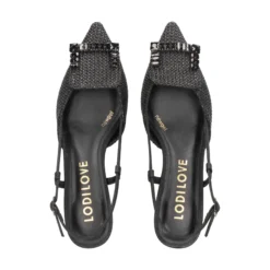 LODI Zapatos de tacón bajo DA5502 C1 NEGRO