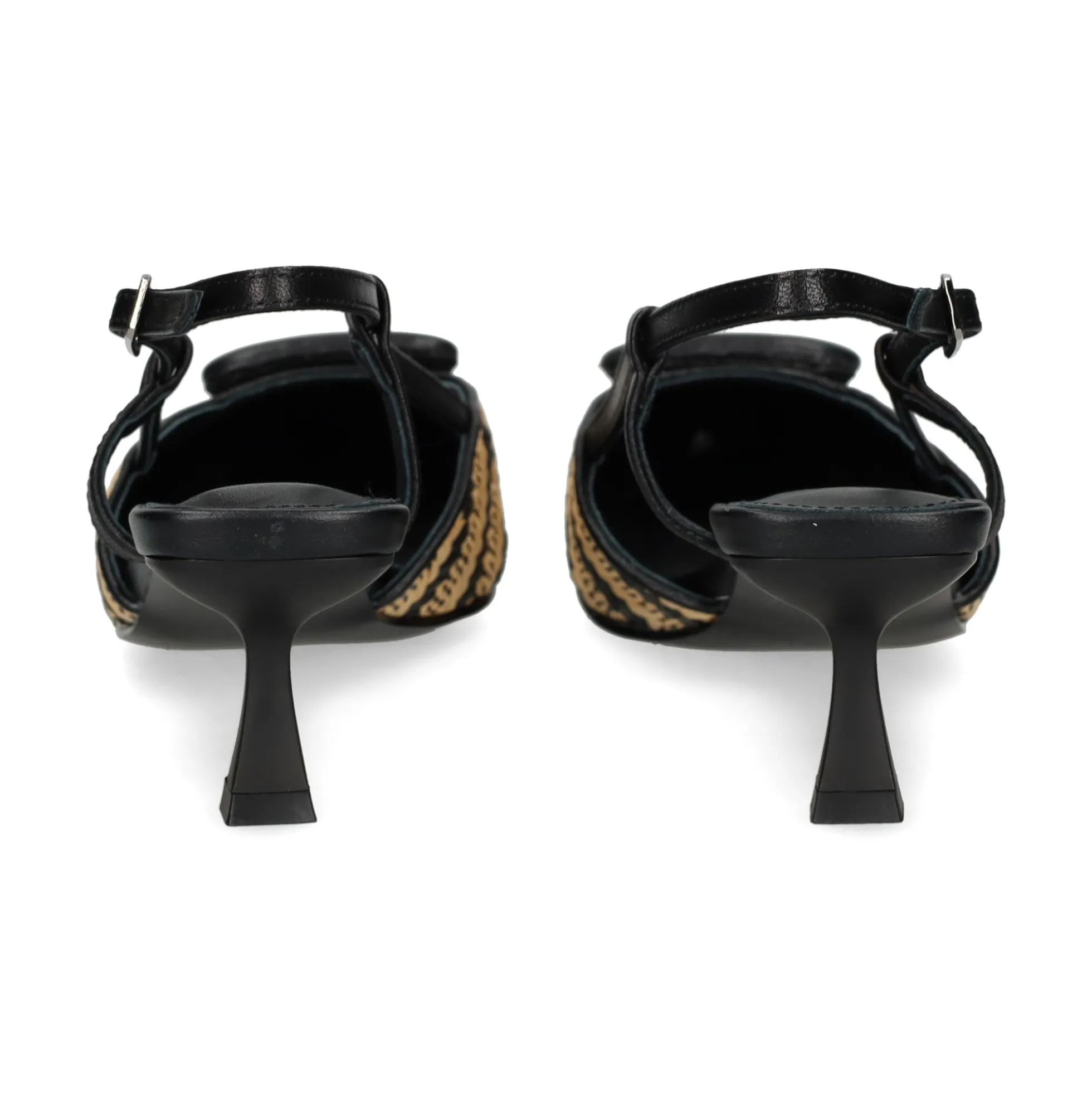LODI Zapatos de tacón medio de Mujer BESO EGRO-NATURAL