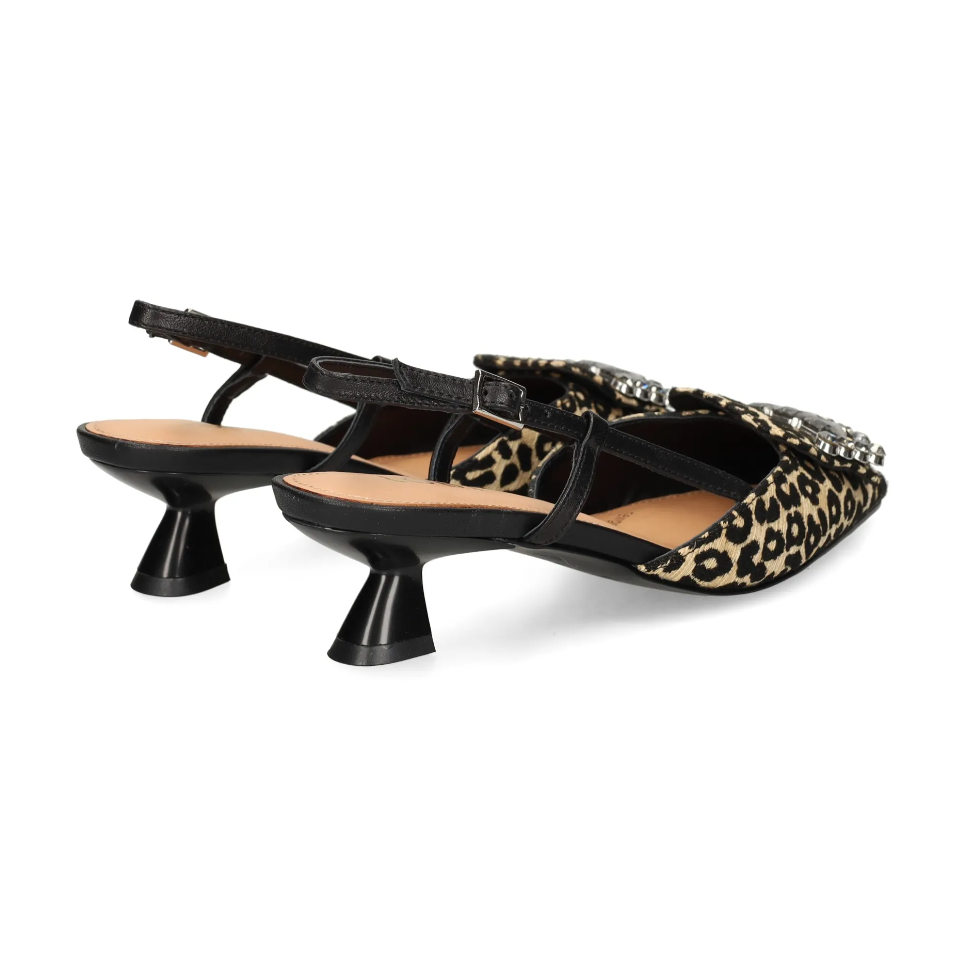 LODI Zapatos de tacón medio de Mujer A-CASIOPEA C1 NEGRO