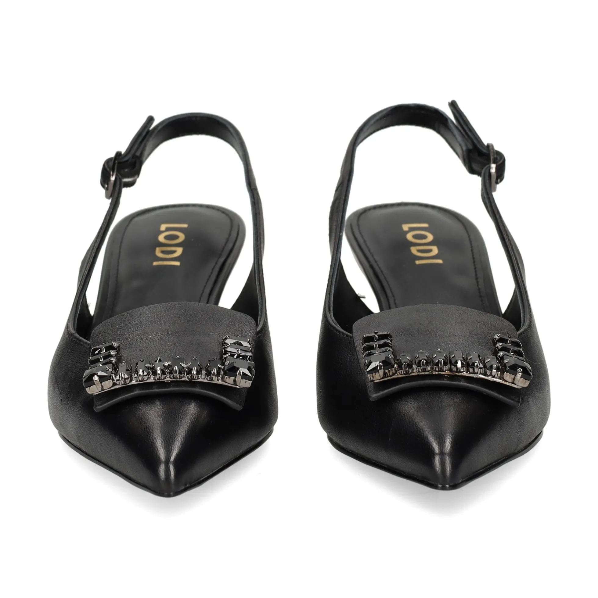 LODI Zapatos de tacón medio de Mujer RINO NEGRO
