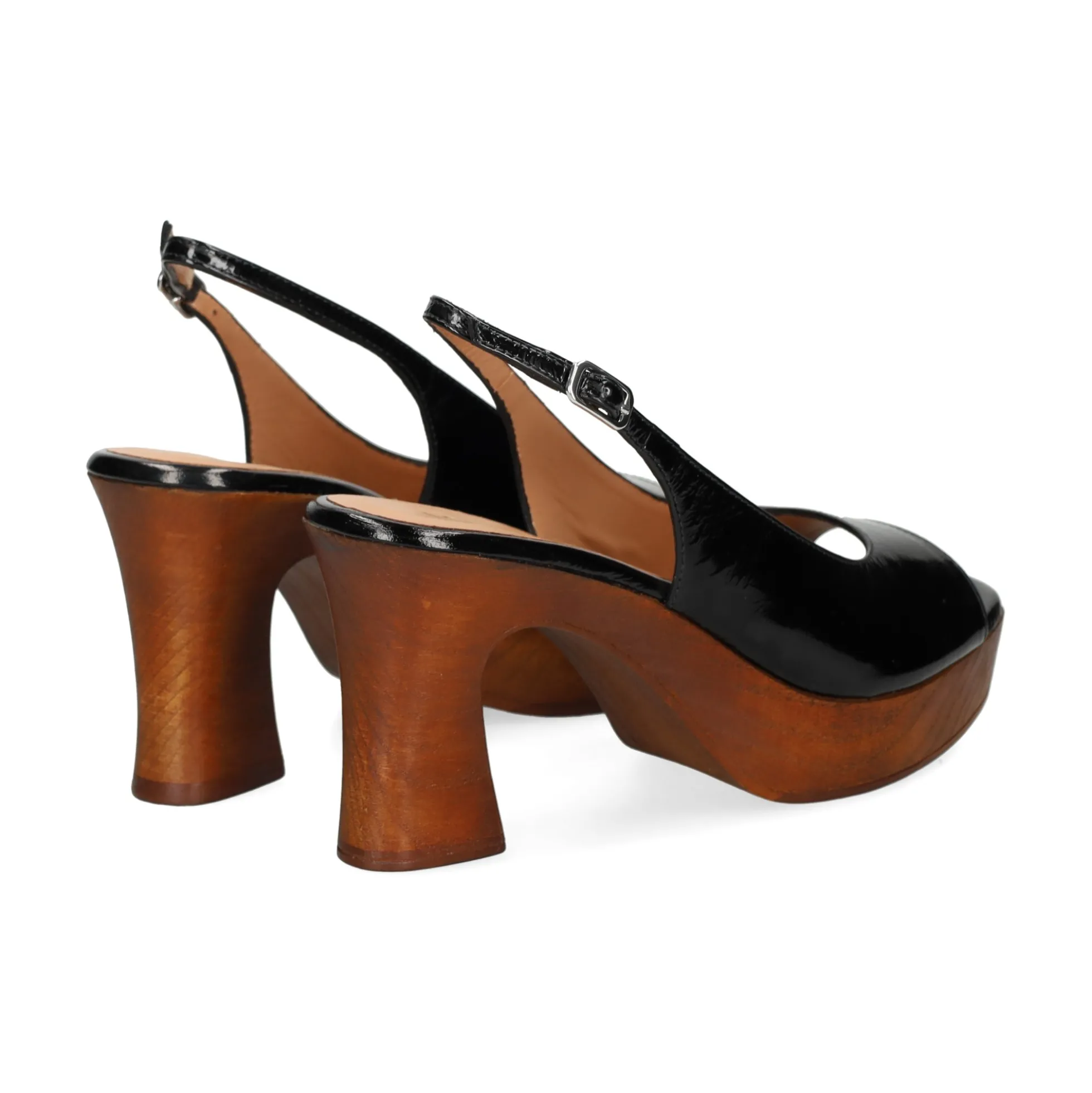 LODI Zapatos plataformas GIN4510 MILANO NEGRO