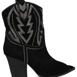 LOLA CRUZ Botas con tacón de Mujer 293T63BK 6789 CRISTAL