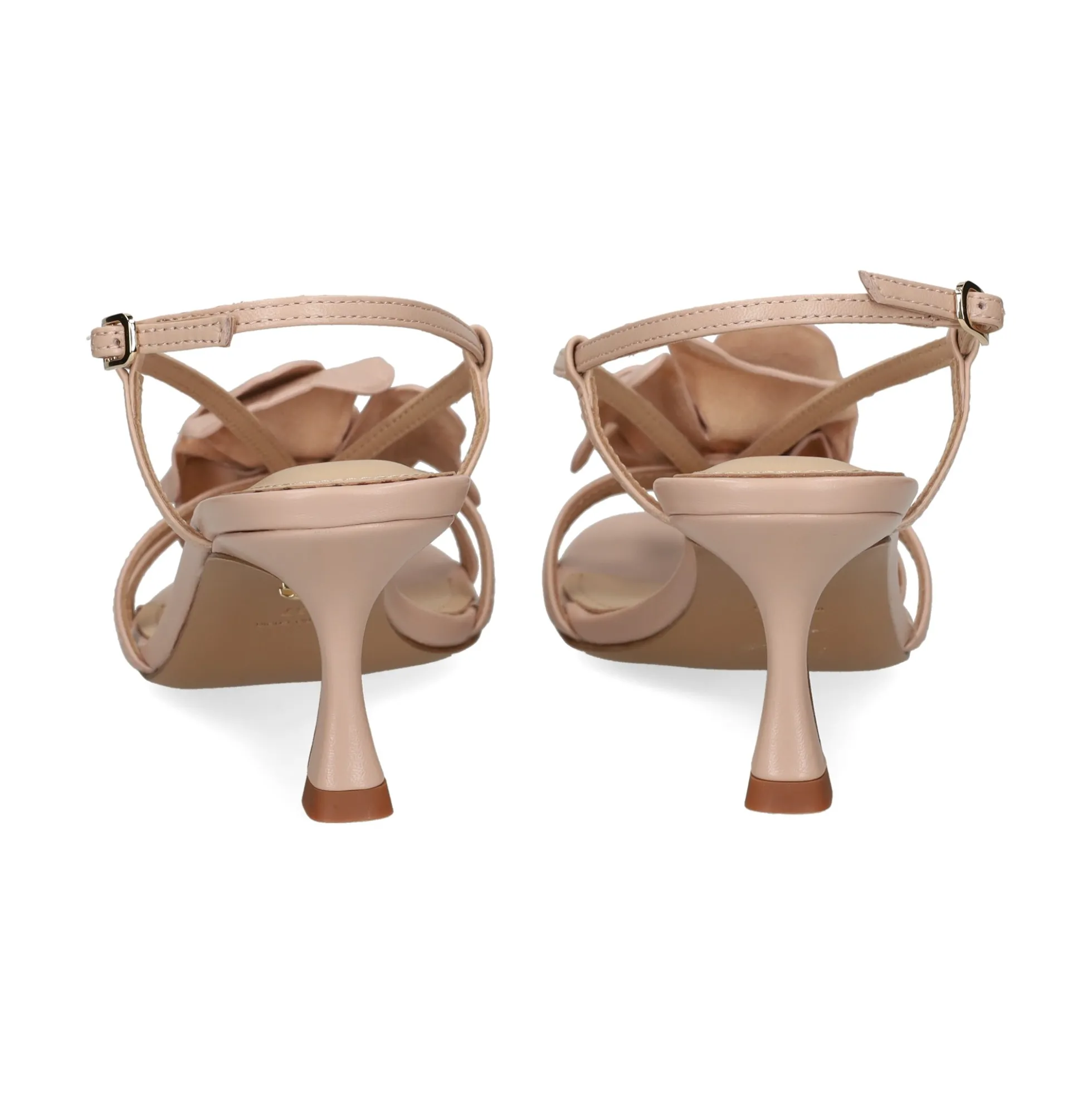 LOLA CRUZ Sandalias con tacón de Mujer 035Z13BK-D-V25 NUDE