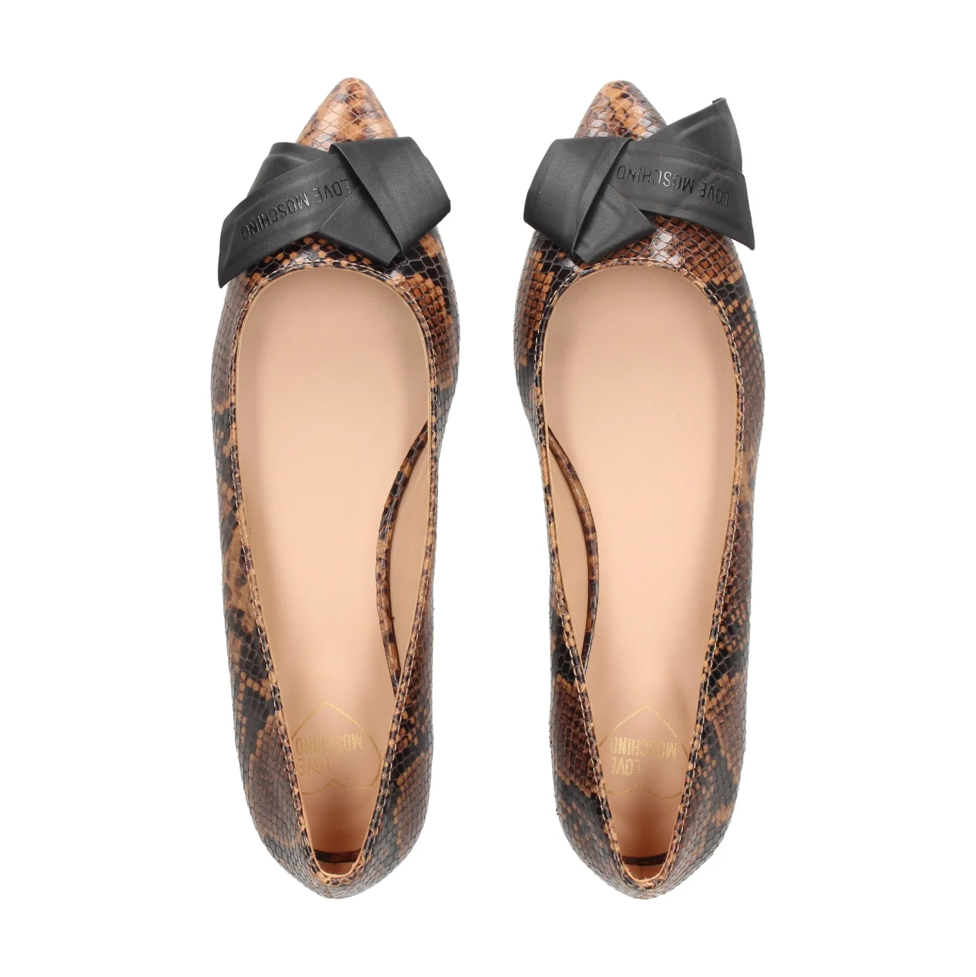 LOVE MOSCHINO Bailarinas de Mujer JA11121G1N 300 MARRONE