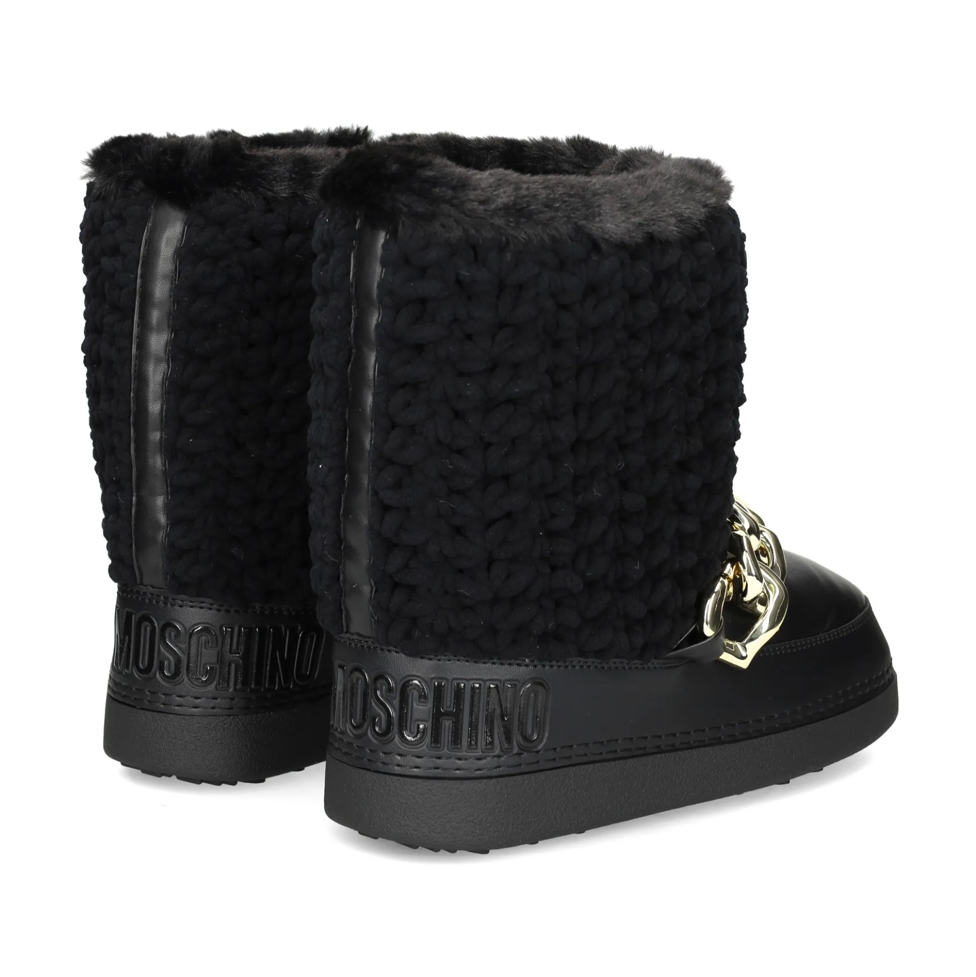 LOVE MOSCHINO Botines planos de Mujer JA24322G0L 000 BLACK/BLA