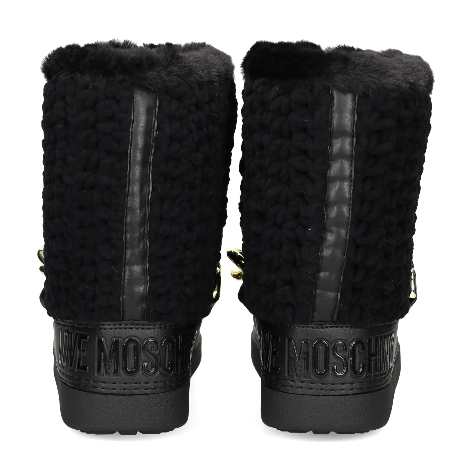 LOVE MOSCHINO Botines planos de Mujer JA24322G0L 000 BLACK/BLA