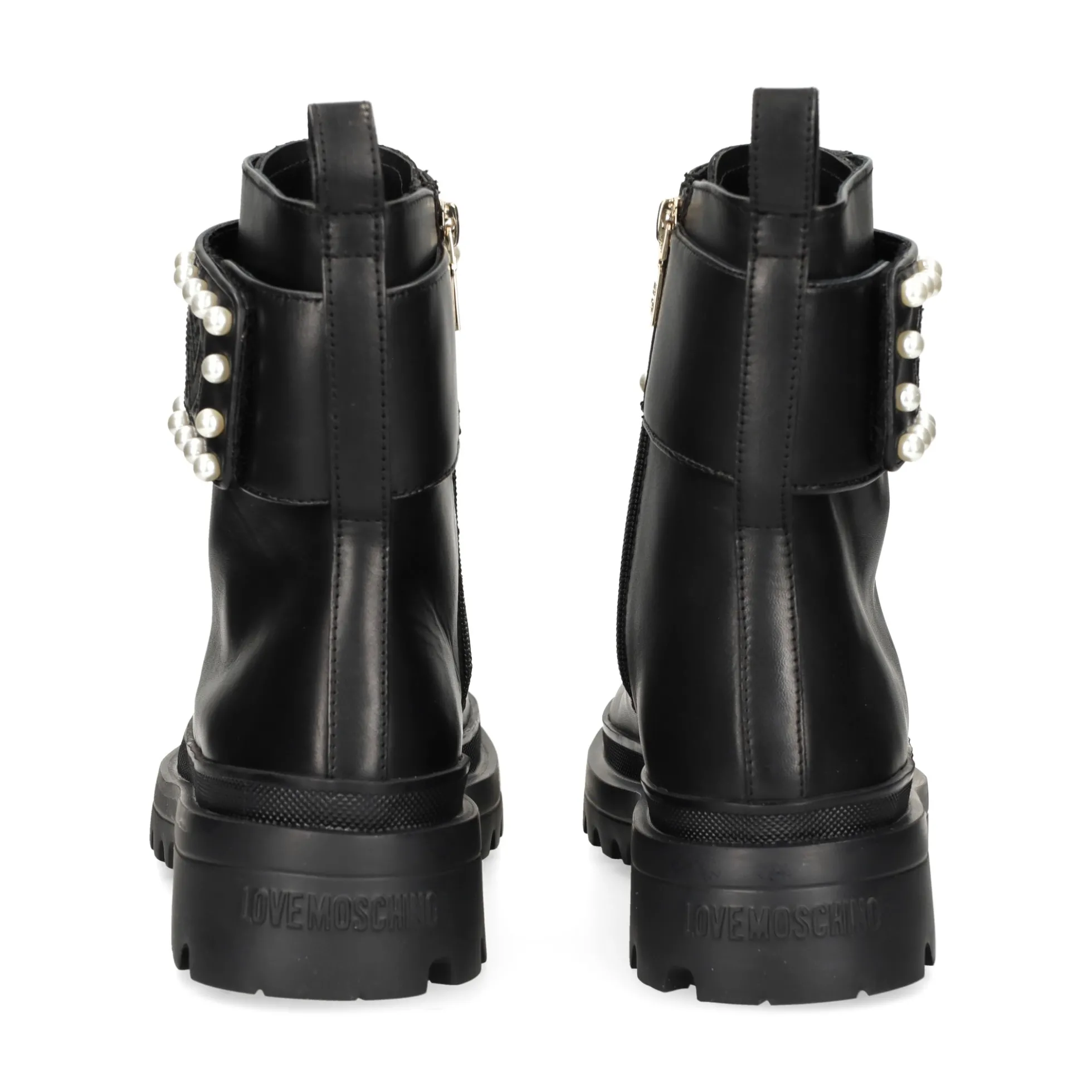 LOVE MOSCHINO Botines planos de Mujer JA24235G0L 000 NEGRO