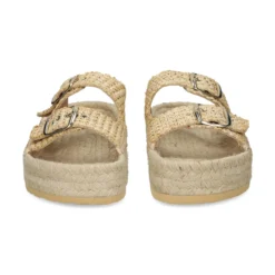 LOVE MOSCHINO Sandalias con plataforma de Mujer JA28393G0M 107 NATURAL
