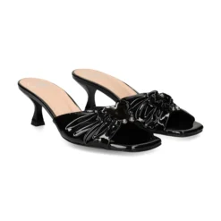 LOVE MOSCHINO Sandalias con tacón de Mujer JA28455G0M 000 NEGRO