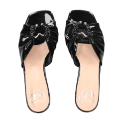 LOVE MOSCHINO Sandalias con tacón de Mujer JA28455G0M 000 NEGRO