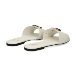 LOVE MOSCHINO Sandalias planas de Mujer JA28161G0M 102 MILK
